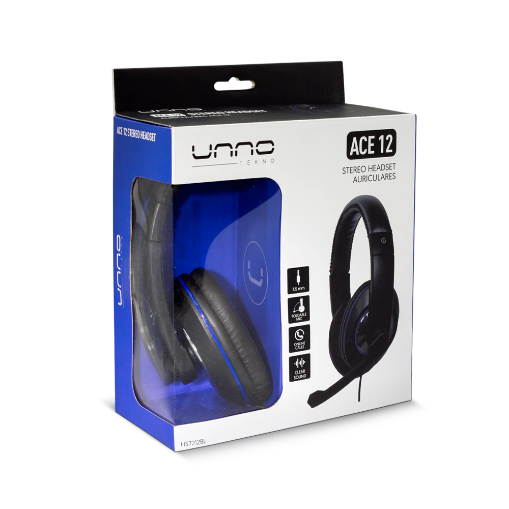 Auriculares Unno Ace 5 40mm Micrófono Usb - PcService
