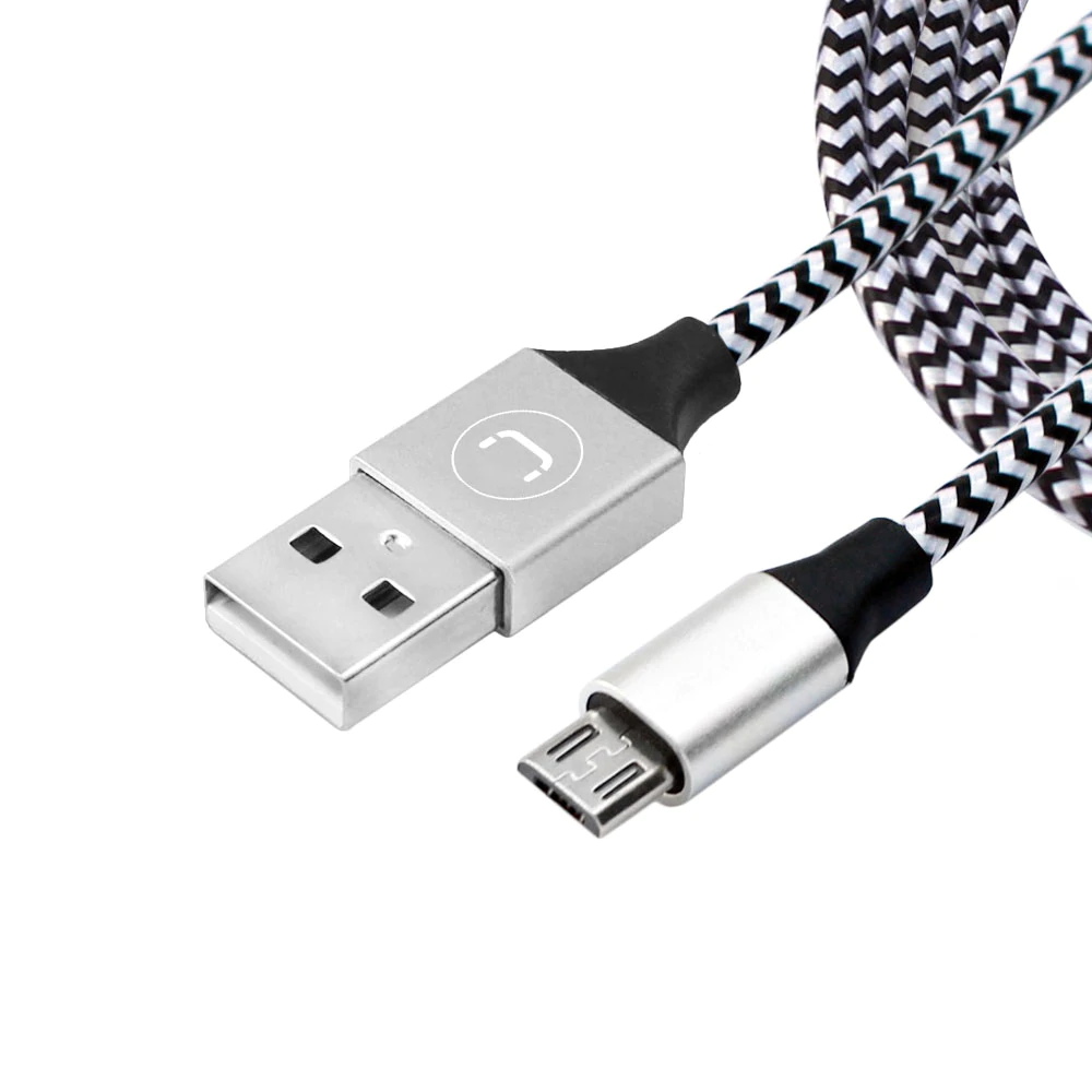 MICRO USB 2.0 BRAIDED CABLE | 5 FT CB4061SV | Unno Tekno