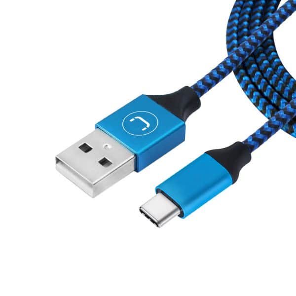 TYPE C 2.0 BRAIDED CABLE | 5 FT CB4061BL | Unno Tekno