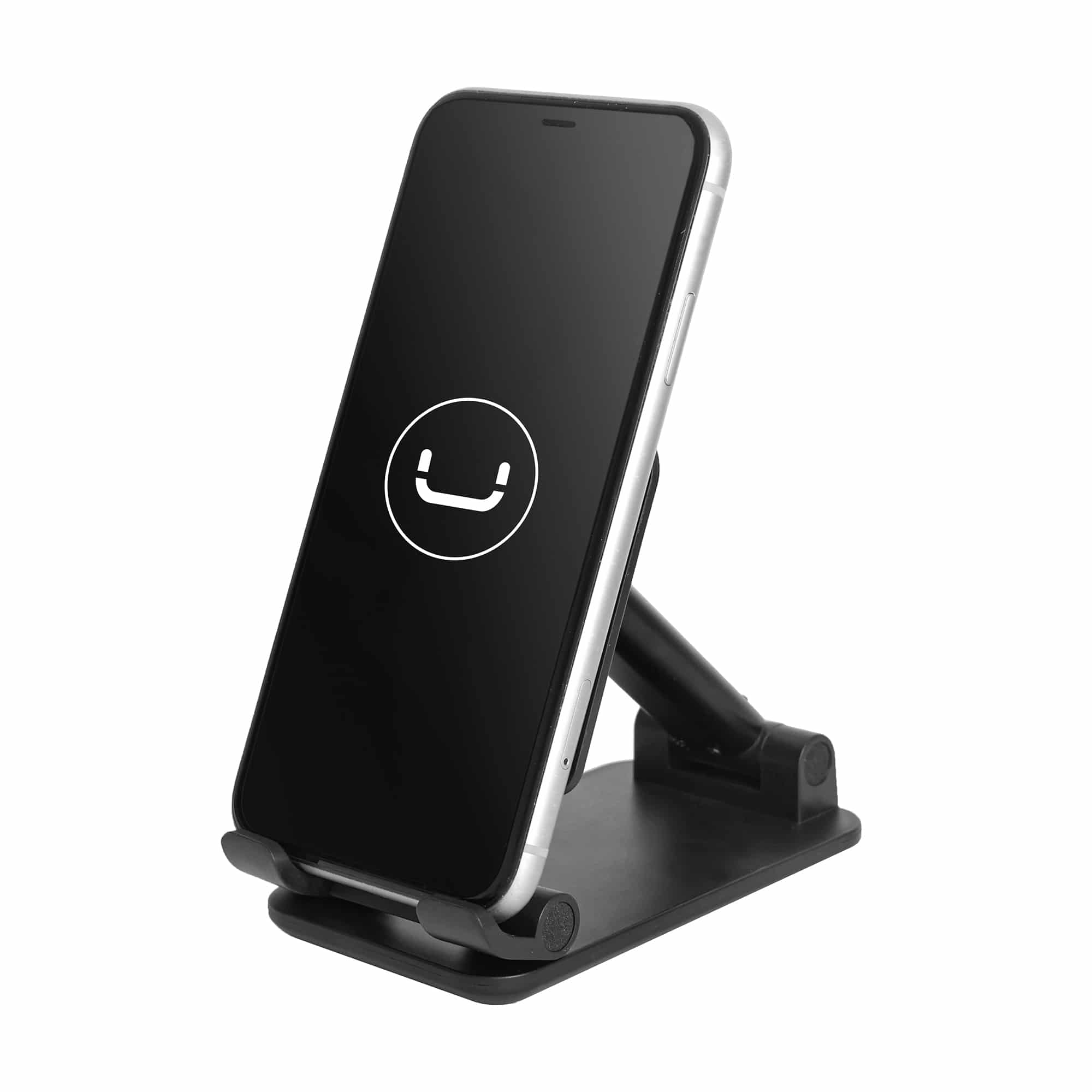 2 soportes para teléfono celular, altura de ángulo ajustable para  escritorio, soporte de teléfono totalmente plegable/portátil, compatible  con iPhone