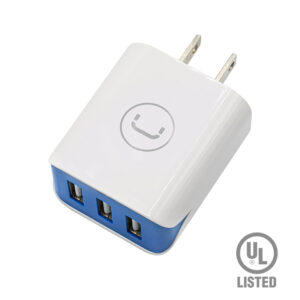 CARGADOR DE PARED USB DE TRIPLE PUERTO | 3,1 A<br/>PW5055WT
