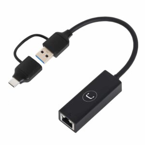 ADAPTADOR USB 2 EN 1 A ETHERNET GIGABIT