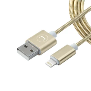 CABLE DE ACERO USB-A A LIGHTNING