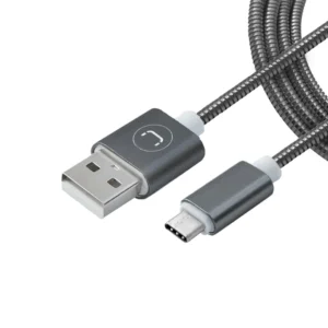 CABLE DE ACERO USB-C A USB-A 2.0