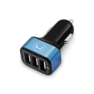 CARGADOR DE COCHE USB DE TRIPLE PUERTO | 6,0 A<br/>PW5022BK
