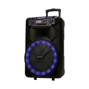 SOUNDWAVE 25 PRO PORTABLE SPEAKER WITH LED LIGHTS & STAND<br>SP9428BK</br>