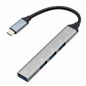 HUB DE 4 PUERTOS USB C A USB A<br/>HB1013SV</br>