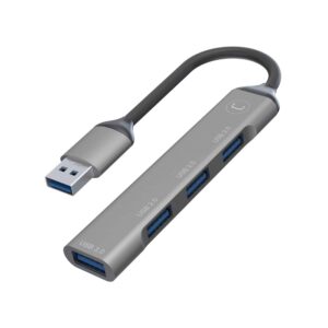 HUB USB 2.0 DE 4 PUERTOS<br/>HB1008GY</br>