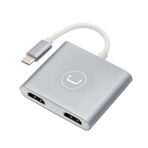 ADAPTADOR USB C A DOBLE PUERTO HDMI<br/>HB1103SV</br>