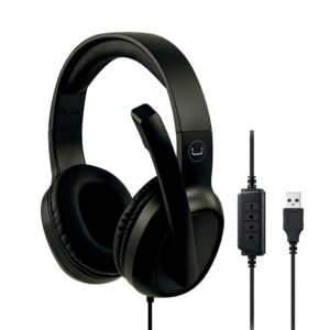 AURICULARES ESTÉREO ACE16 CON MICRÓFONO Y CONECTOR USB-A