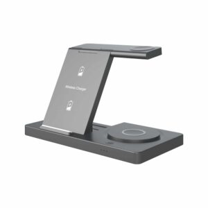 ESTACIÓN DE CARGA INALÁMBRICA 3 EN 1 CHARGEPRO | 15 W <br/>PW5119BK</BR>